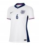 Günstige England Marc Guehi #6 Heimtrikot Damen EM 2024 Kurzarm